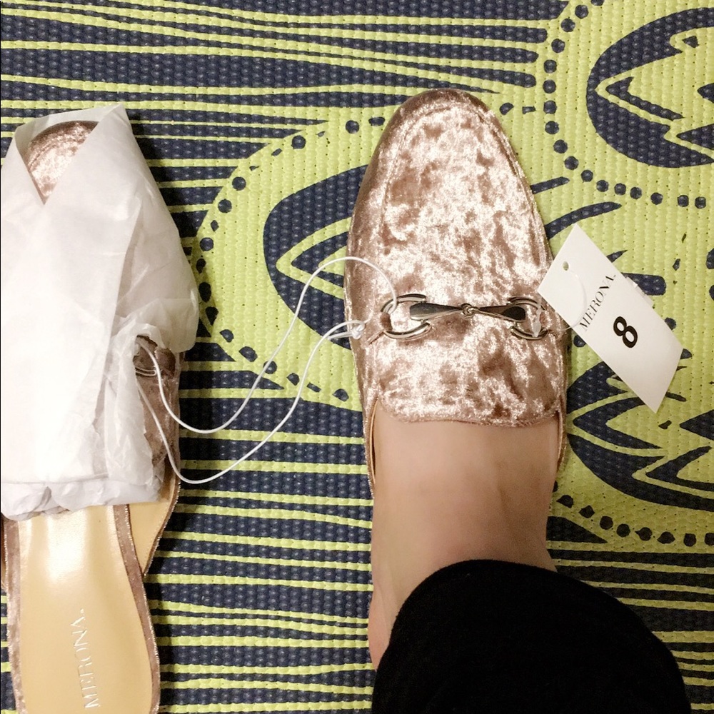 Merona womens loafers velvet NWT 💕💚❤️🎉🌟💕💚 - Picture 2 of 6
